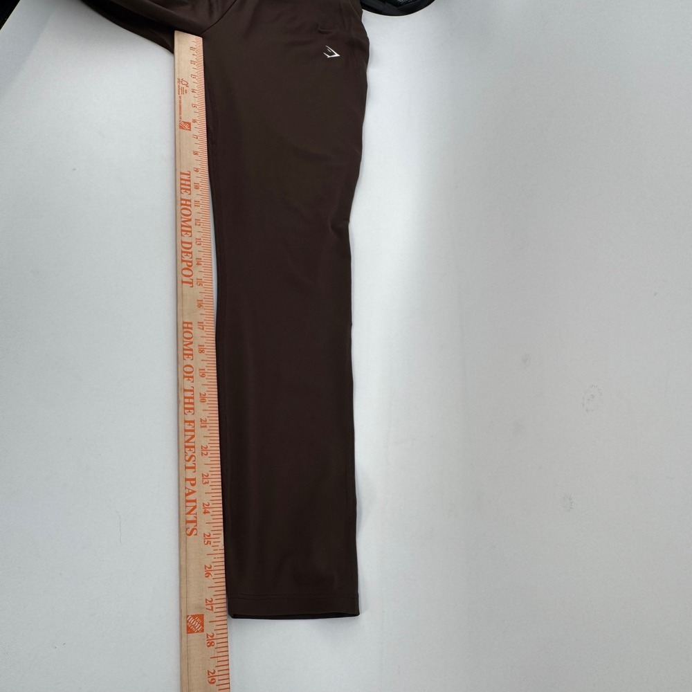 Gymshark Womens XL High Waisted Espresso Brown Recycled Polyester Leggings B7A7J - Picture 7 of 11